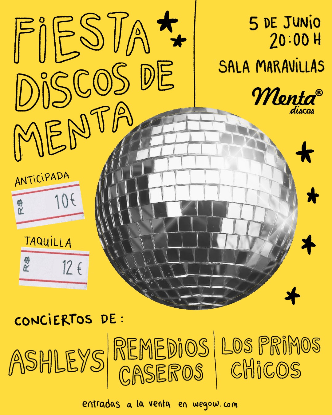 Fotografía promocional de FIESTA DISCOS DE MENTA: ASHLEYS + REMEDIOS CASEROS + LOS PRIMOS CHICOS