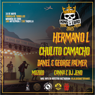 Fotografía promocional de Fiesta Previa King of the Ebro 2025