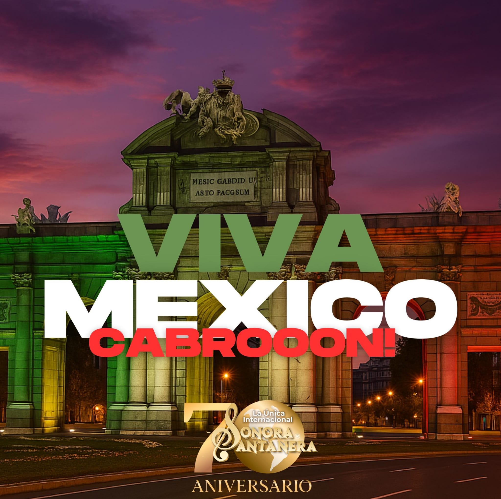 Fotografía promocional de FIESTAS PATRIAS CON LA SONORA SANTANERA