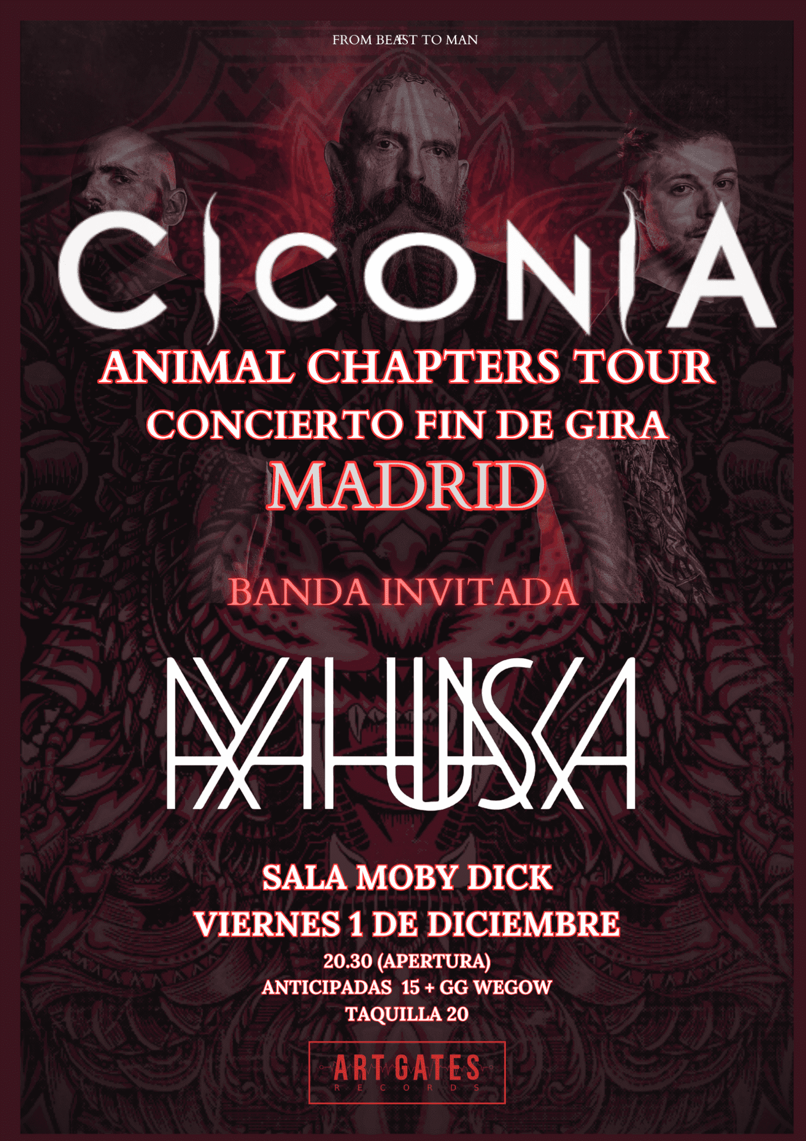 Fotografía promocional de FIN DE GIRA MADRID