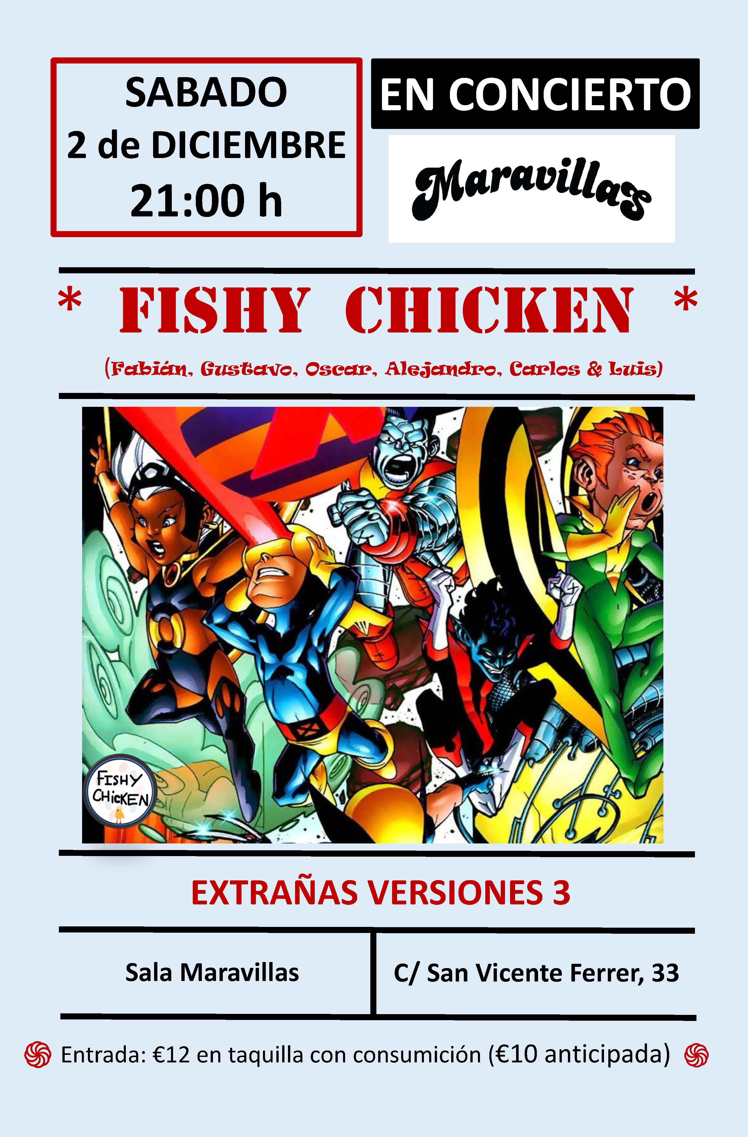Fotografía promocional de Fishy Chicken en Maravillas Club, Madrid