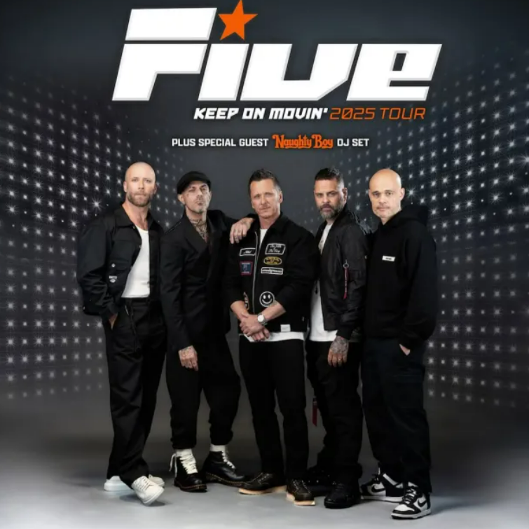 Promotional photograph of Concierto de Five en Cardiff.