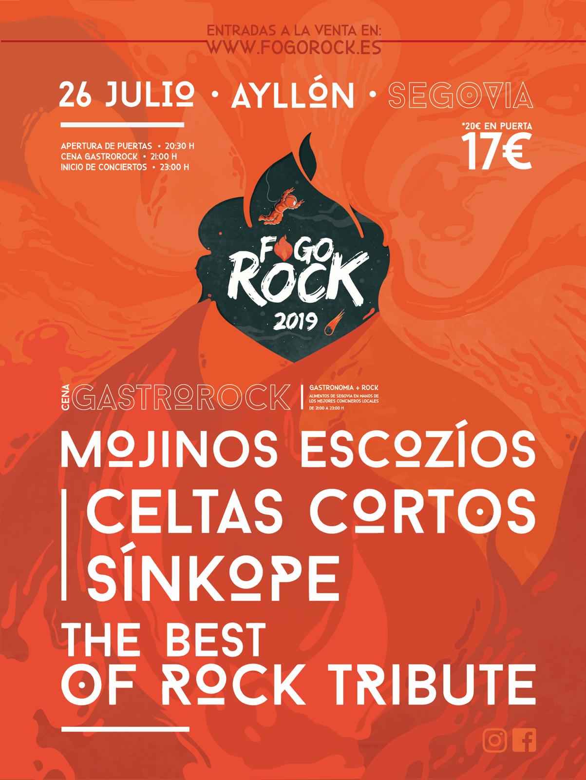 Promotional photograph of Fogo Rock 2019.