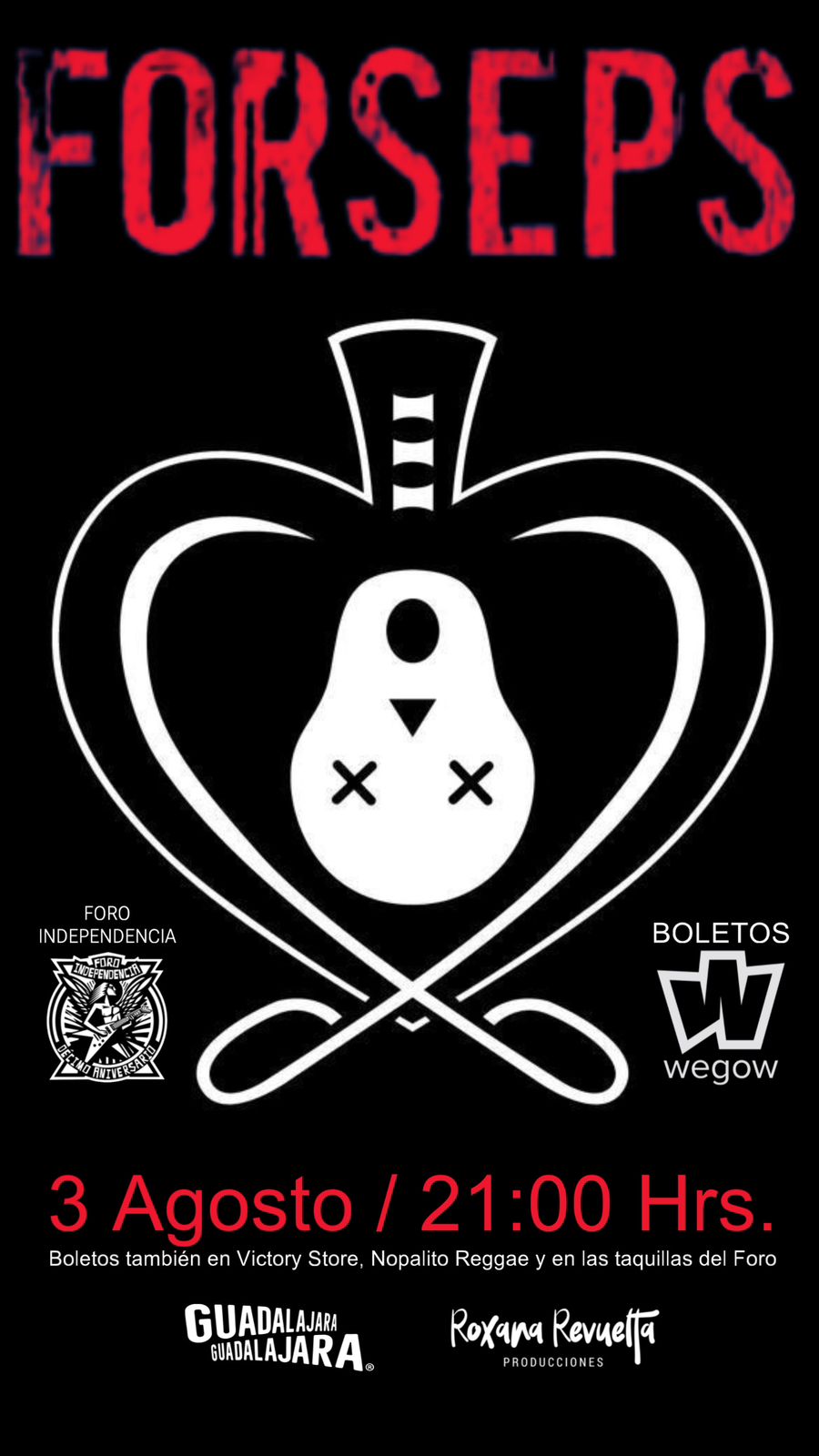 Fotografía promocional de FORSEPS EN EL FORO INDEPENDENCIA