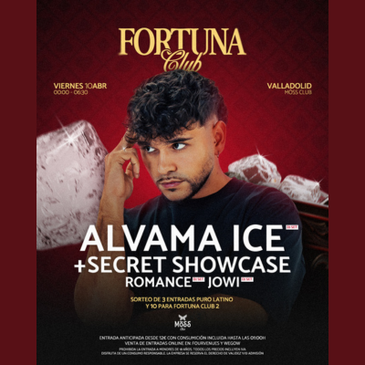 Fotografía promocional de FORTUNA CLUB 2 – ALVAMA ICE + CÉRO SHOWCASE