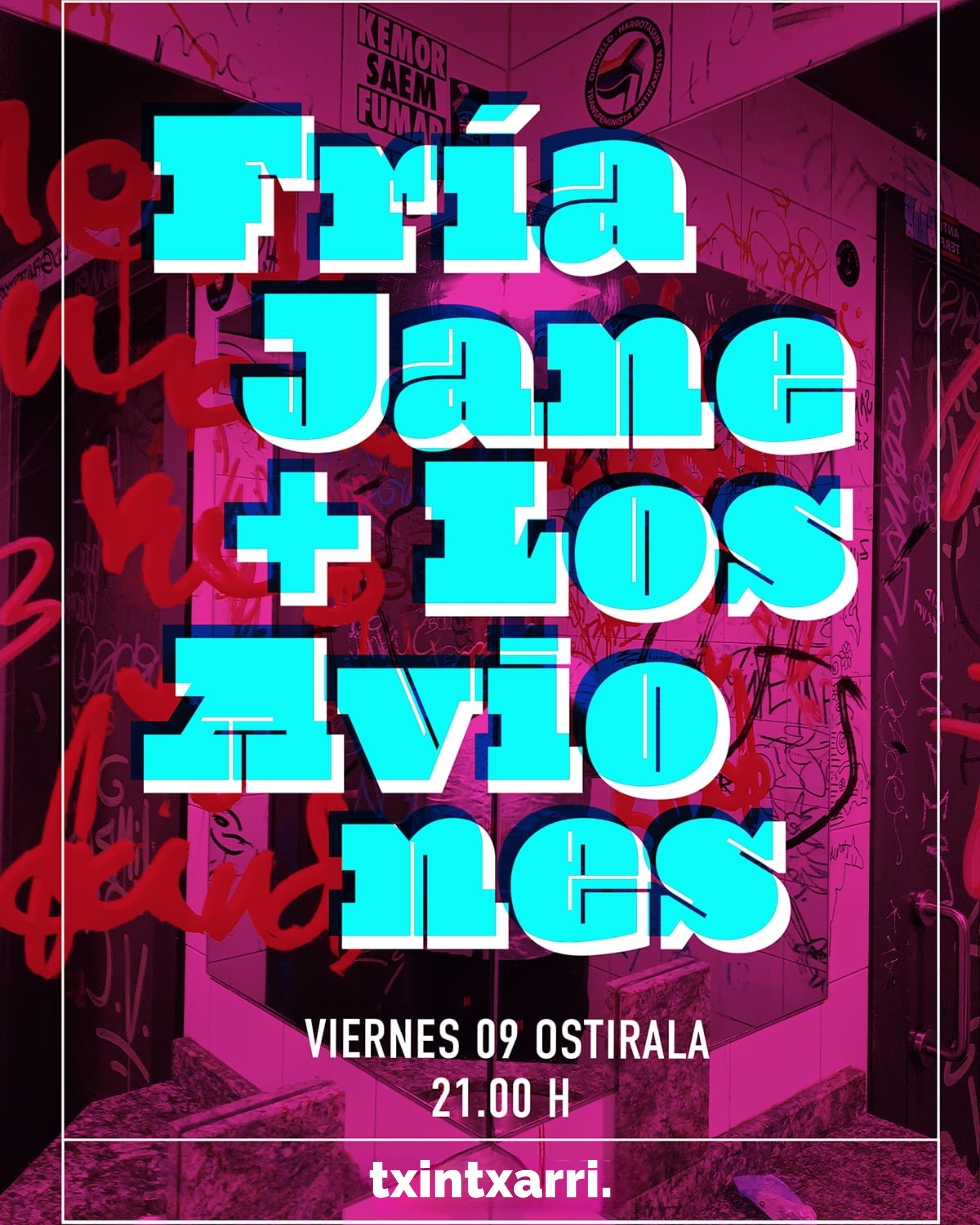 Fotografía promocional de Fría Jane + Los Aviones