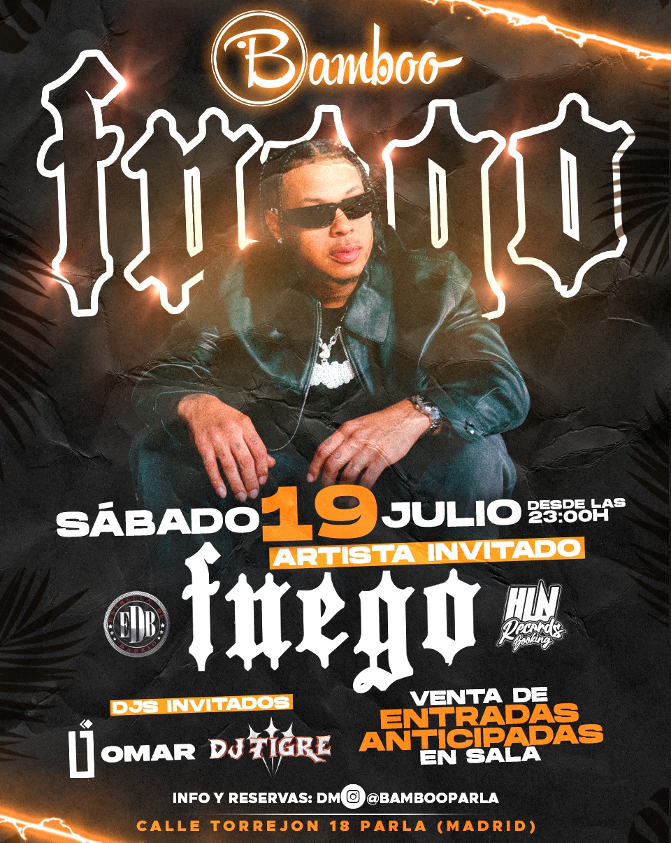 Fotografía promocional de 🔥Fuego🔥 en Bamboo Parla