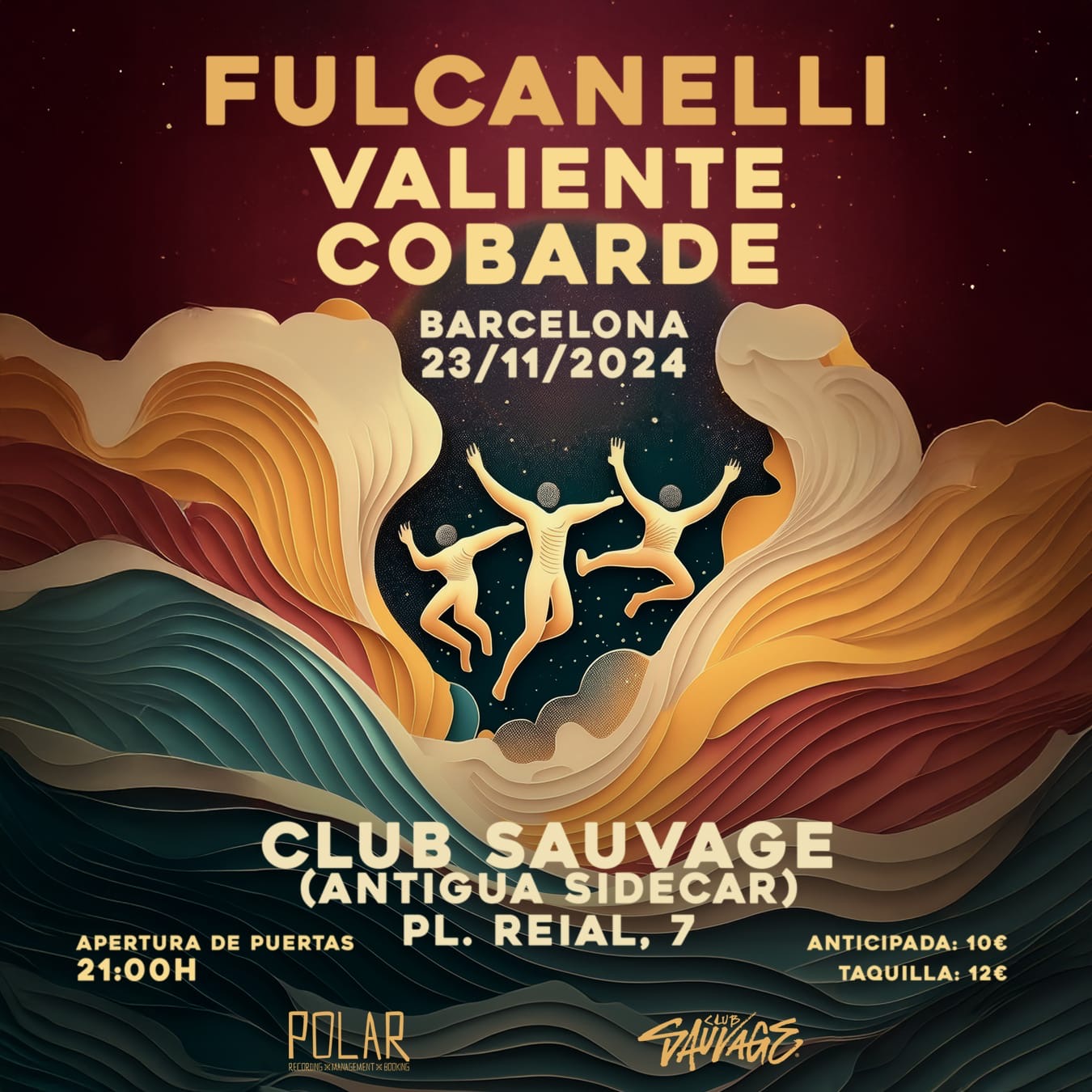 Fotografía promocional de Fulcanelli & Valiente Cobarde en Barcelona