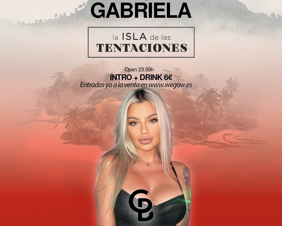 Fotografía promocional de Gabriela de La Isla de las Tentaciones