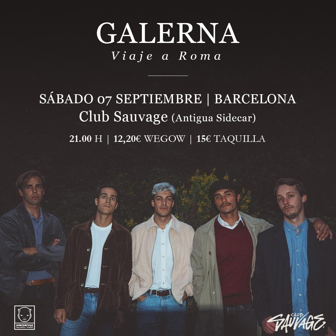 Fotografía promocional de Galerna en Barcelona