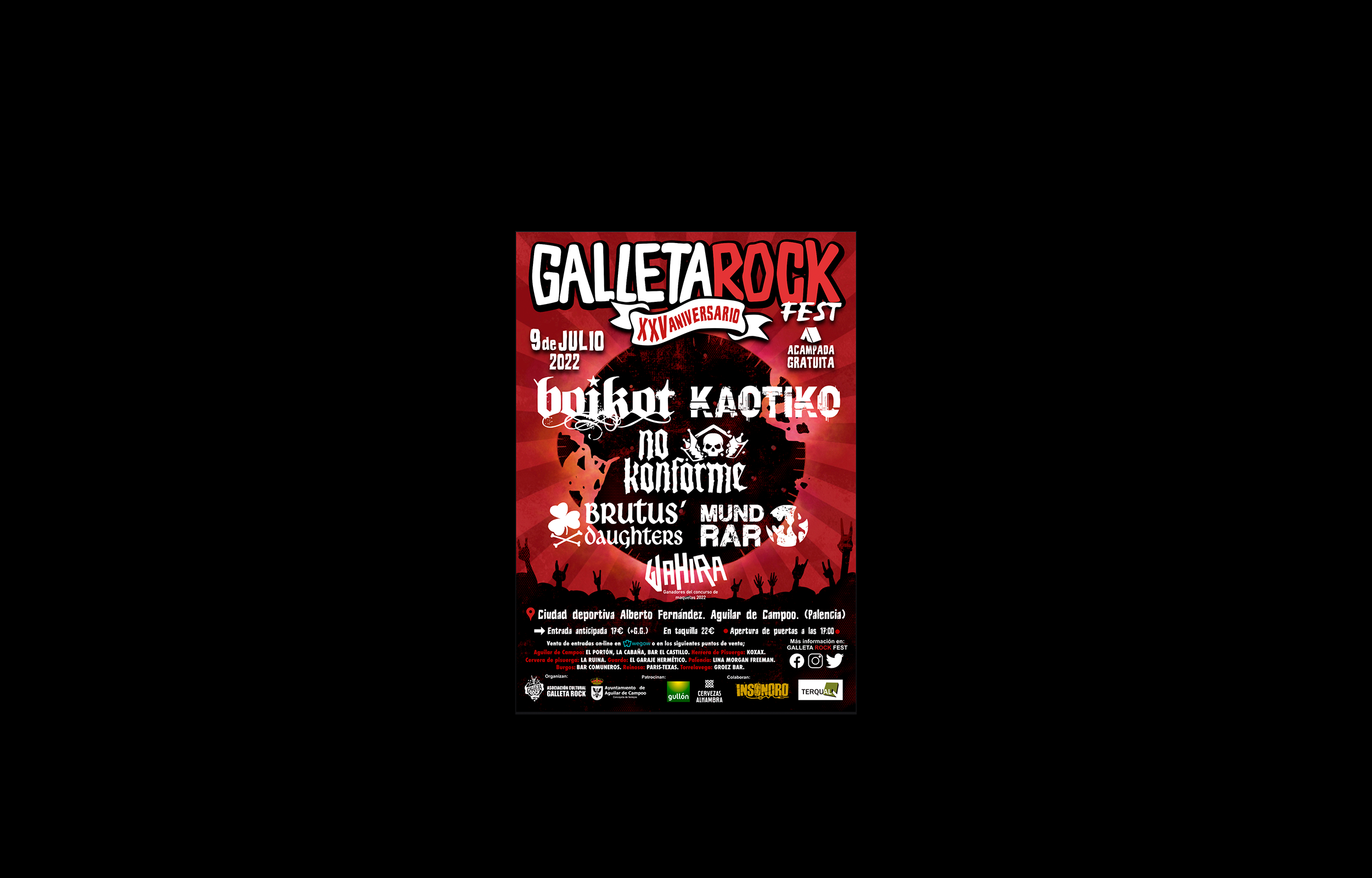 Fotografía promocional de Galleta Rock Fest