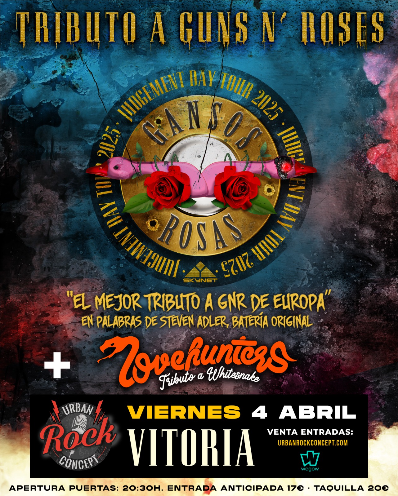 Fotografía promocional de Gansos Rosas y Lovehunters Vitoria 2025