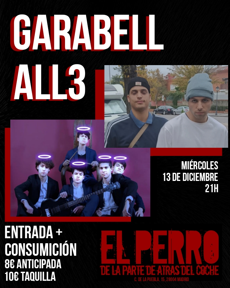 Fotografía promocional de Garabell + All3 | Sala El Perro