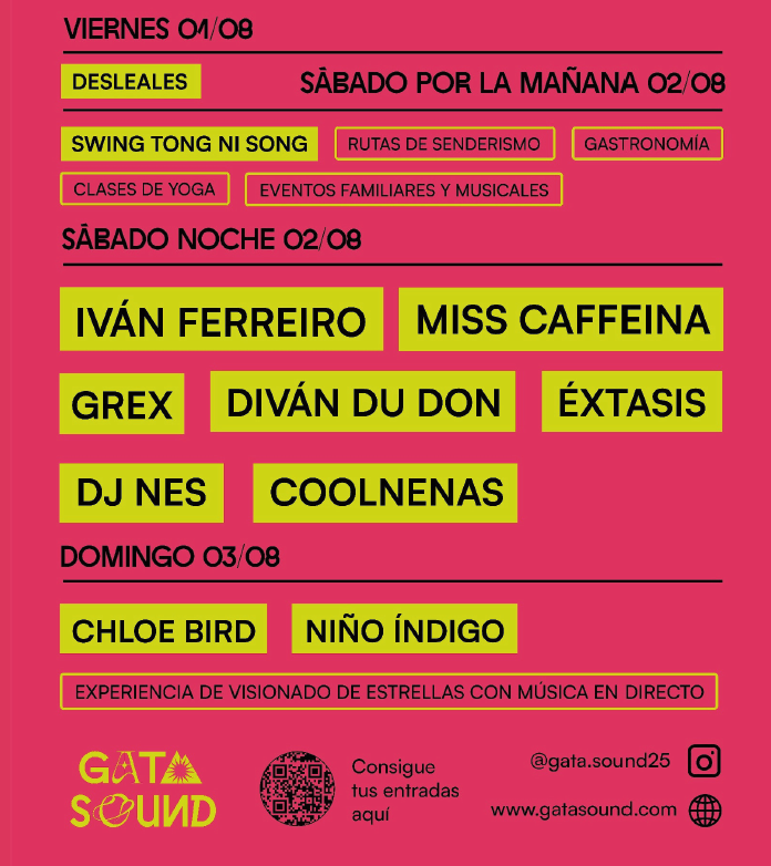 Fotografía promocional de Gatasound 2025