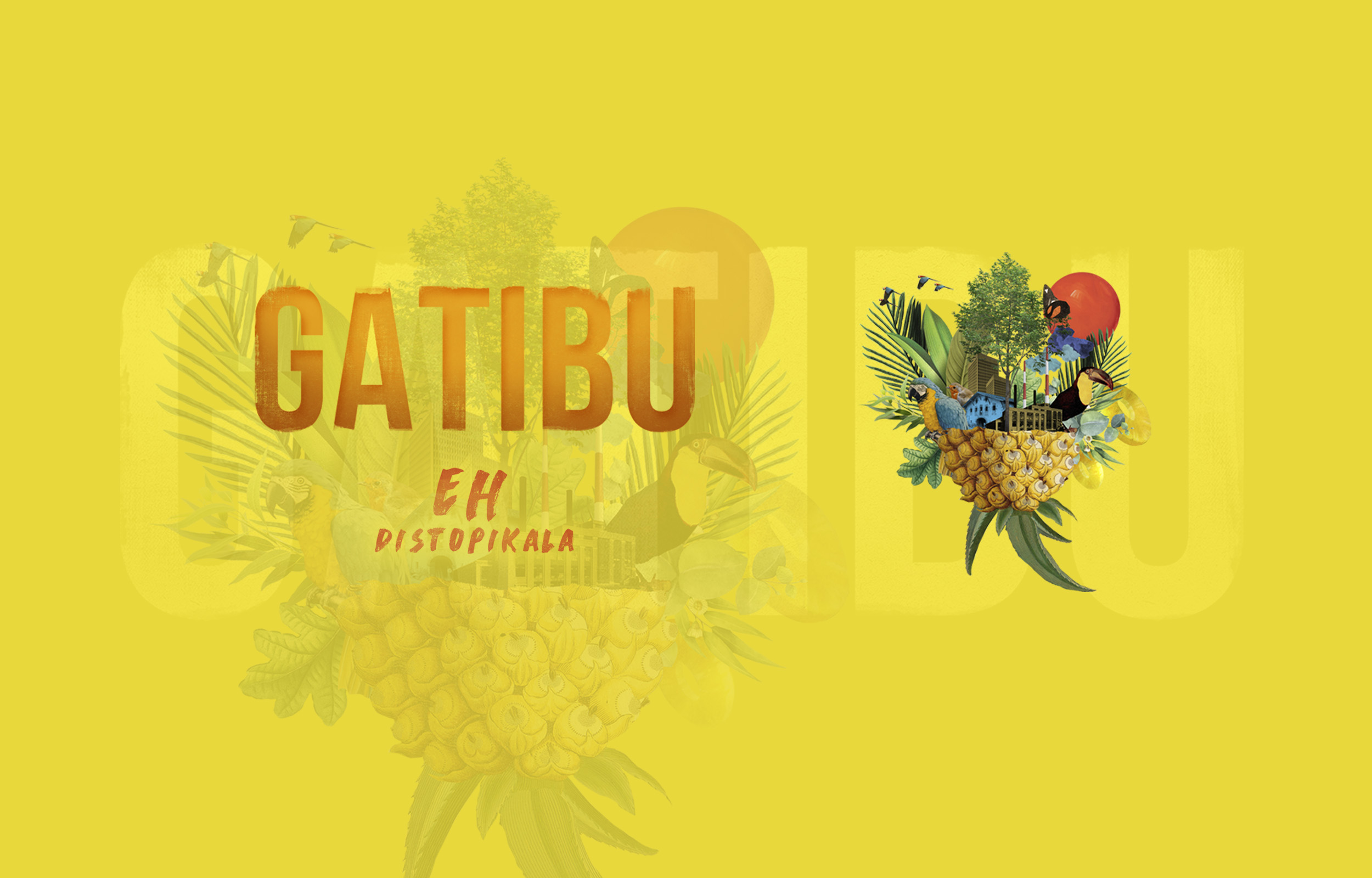Fotografía promocional de Gatiburen EH DISTOPIKALA diskoaren aurkezpen kontzertua