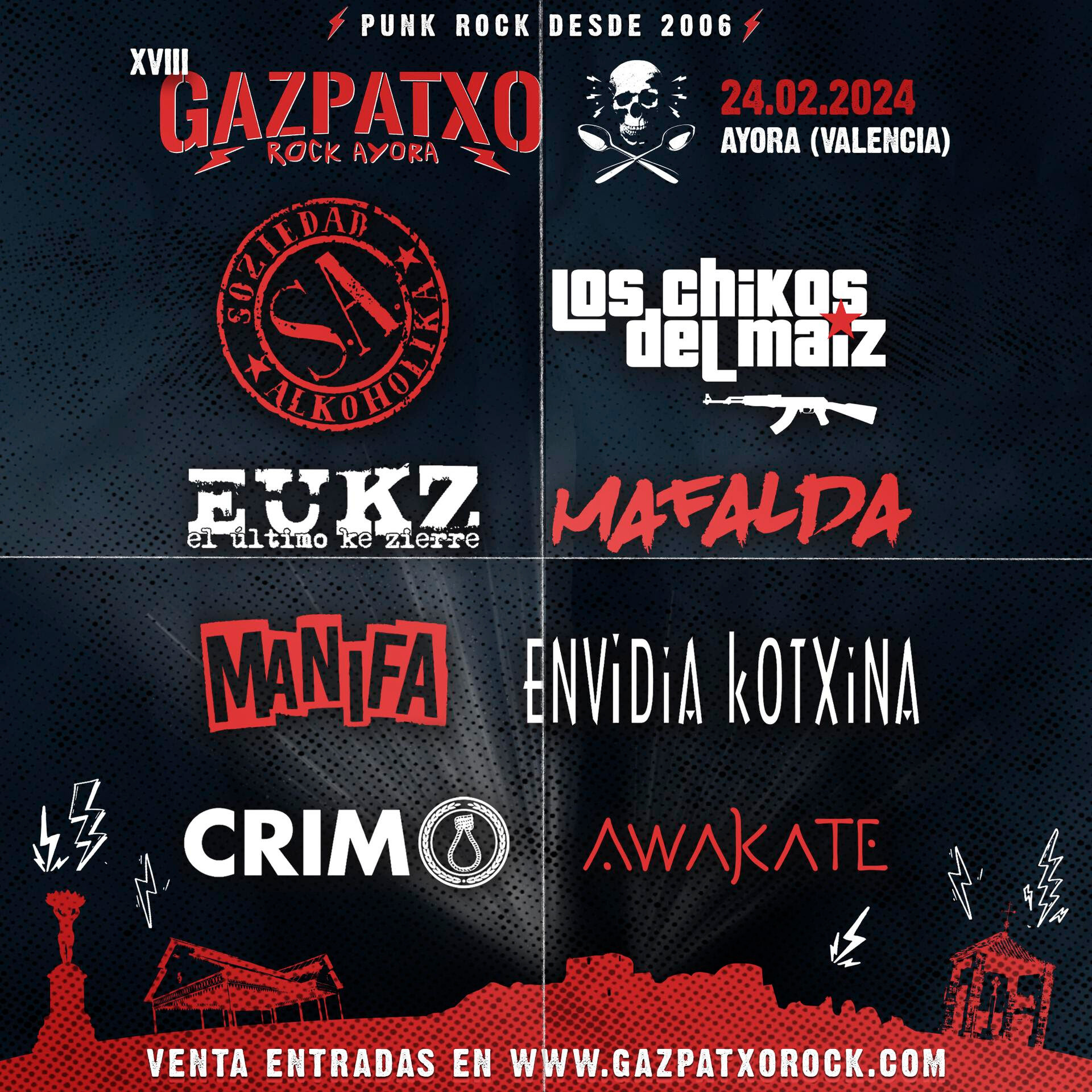 Fotografía promocional de Gazpatxo Rock 2024
