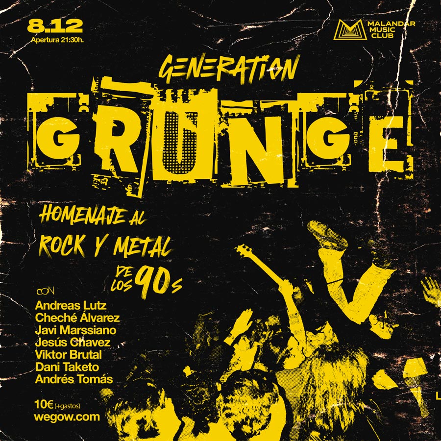 Fotografía promocional de Generation Grunge | Sevilla