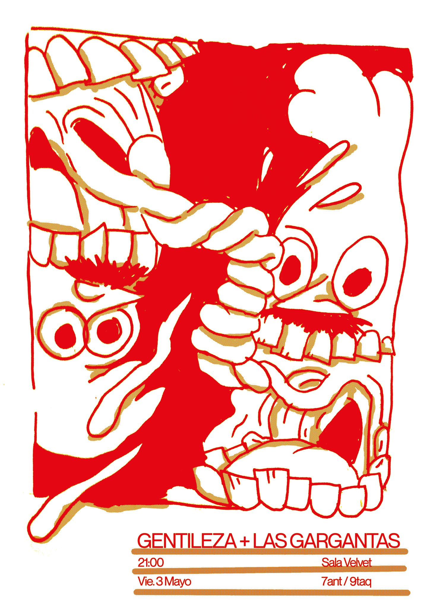 Fotografía promocional de GENTILEZA + LAS GARGANTAS