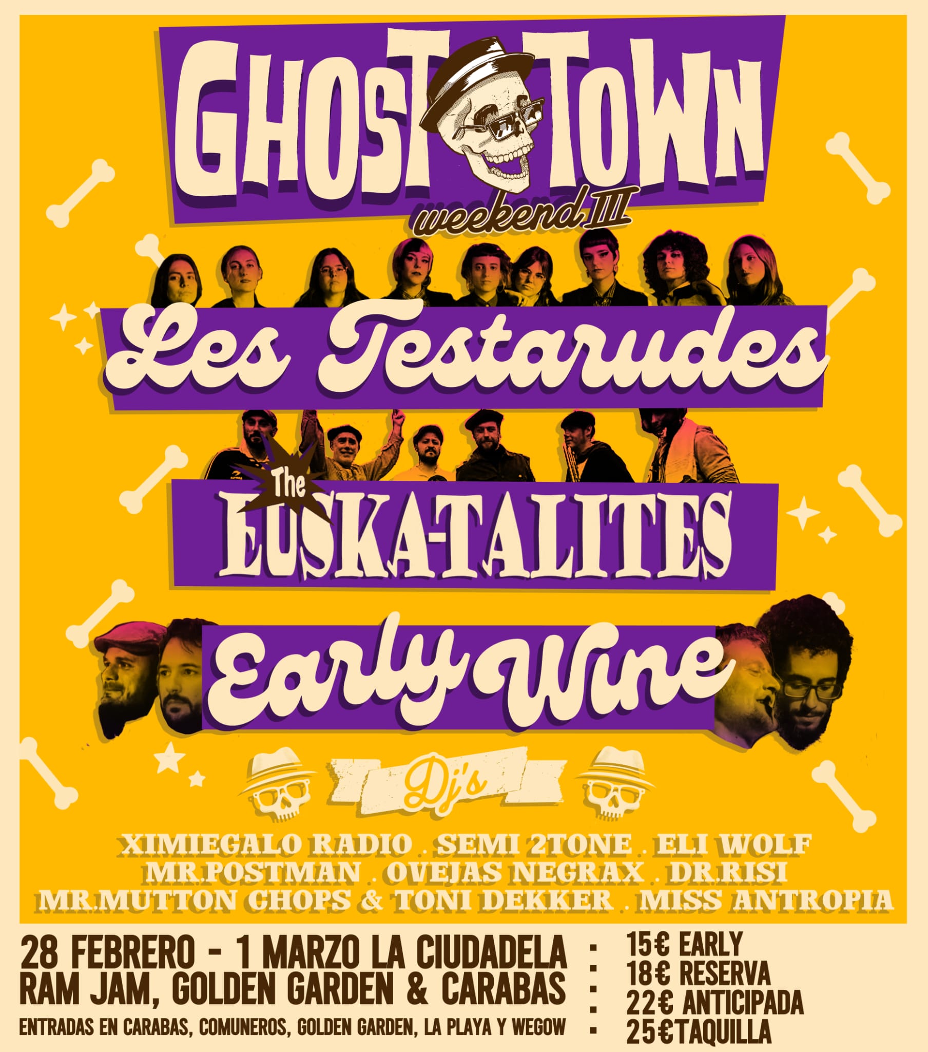 Fotografia promocional de Ghost Town Weekend 2025.