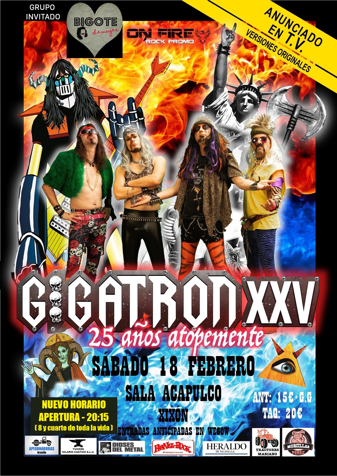 Fotografía promocional de GIGATRON XXV ANIVERSARIO EN GIJÓN