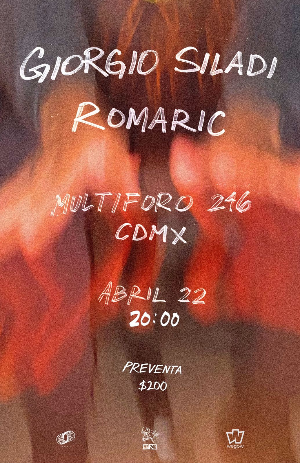 Promotional photograph of Giorgio Siladi en Multiforo246.