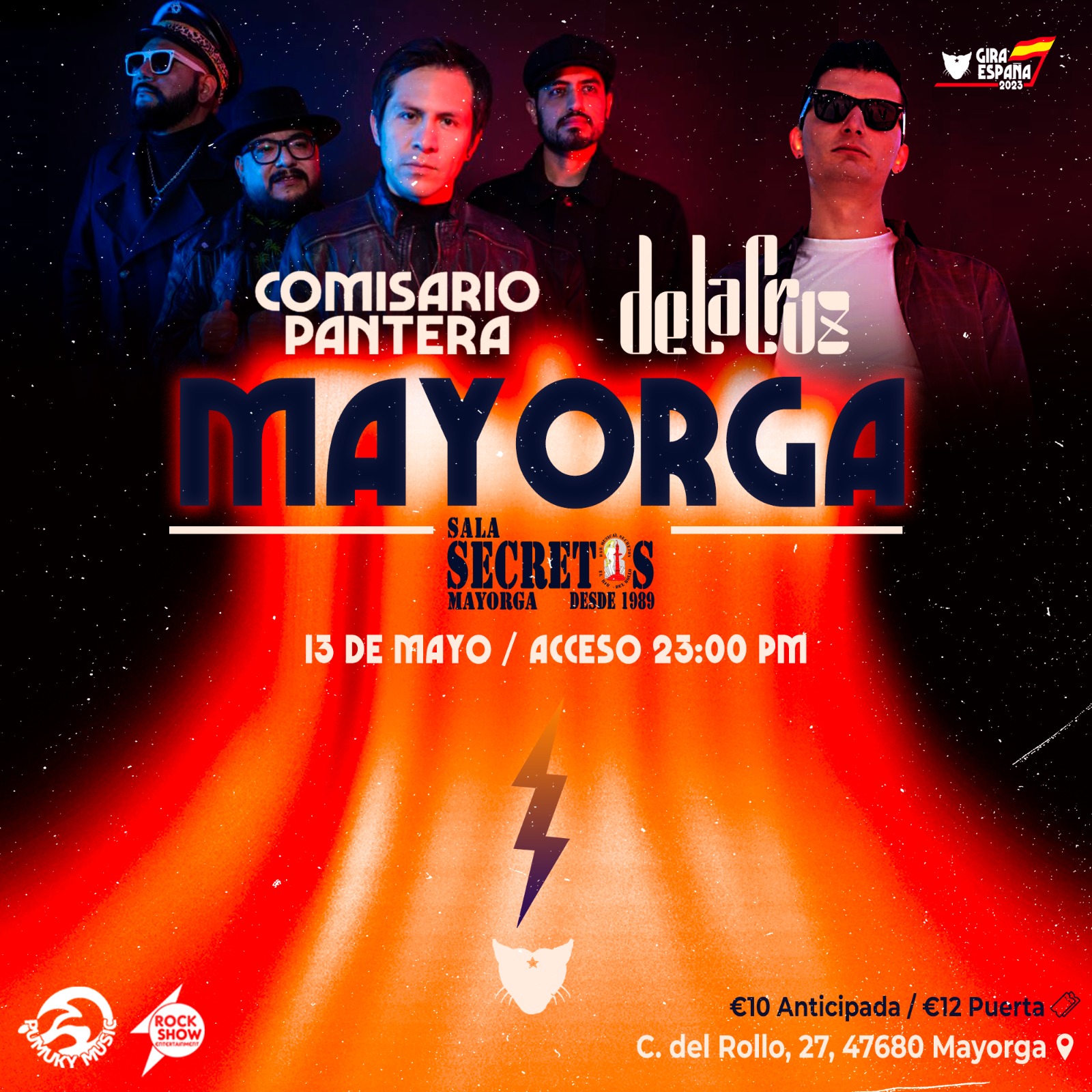 Fotografía promocional de Comisario Pantera + Delacruz en Mayorga