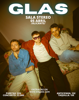 Fotografía promocional de GLAS en Alicante