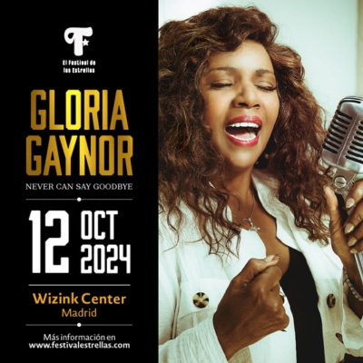 Fotografía promocional de GLORIA GAYNOR “Never Can Say Goodbye” en WiZink Center de Madrid