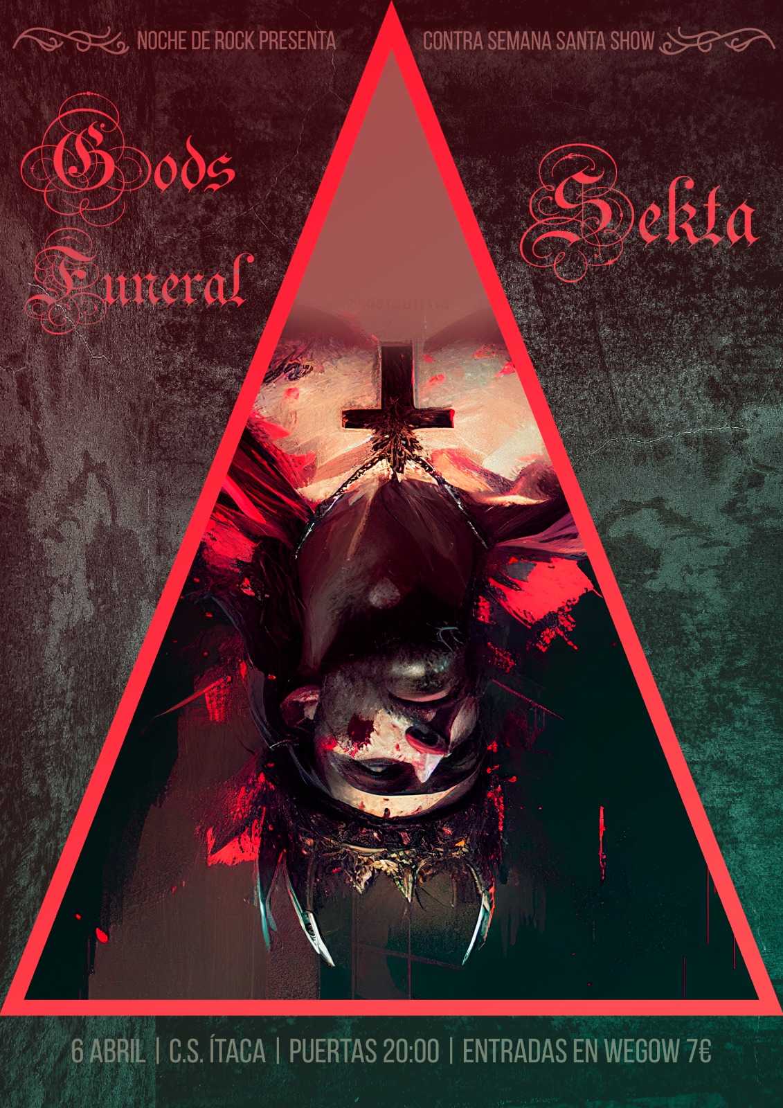 Fotografía promocional de God's Funeral + Sekta en Torrelavega - Centro Social ítaca