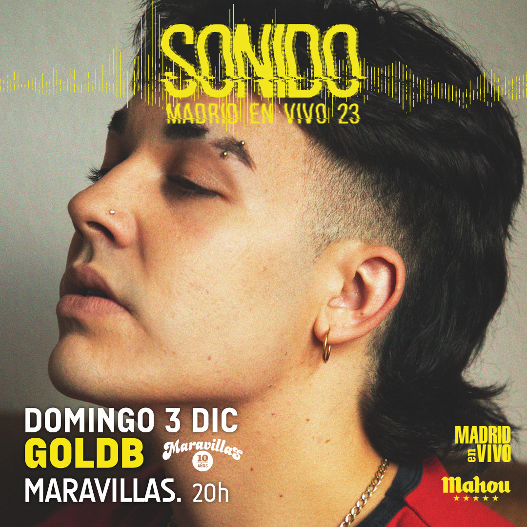 Fotografía promocional de Sonido Madrid en Vivo 23: Goldb en Maravillas Club