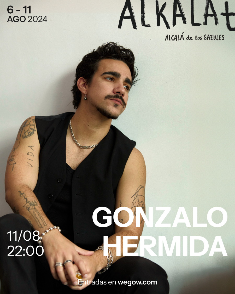 Fotografía promocional de GONZALO HERMIDA en el Festival ALKALAT