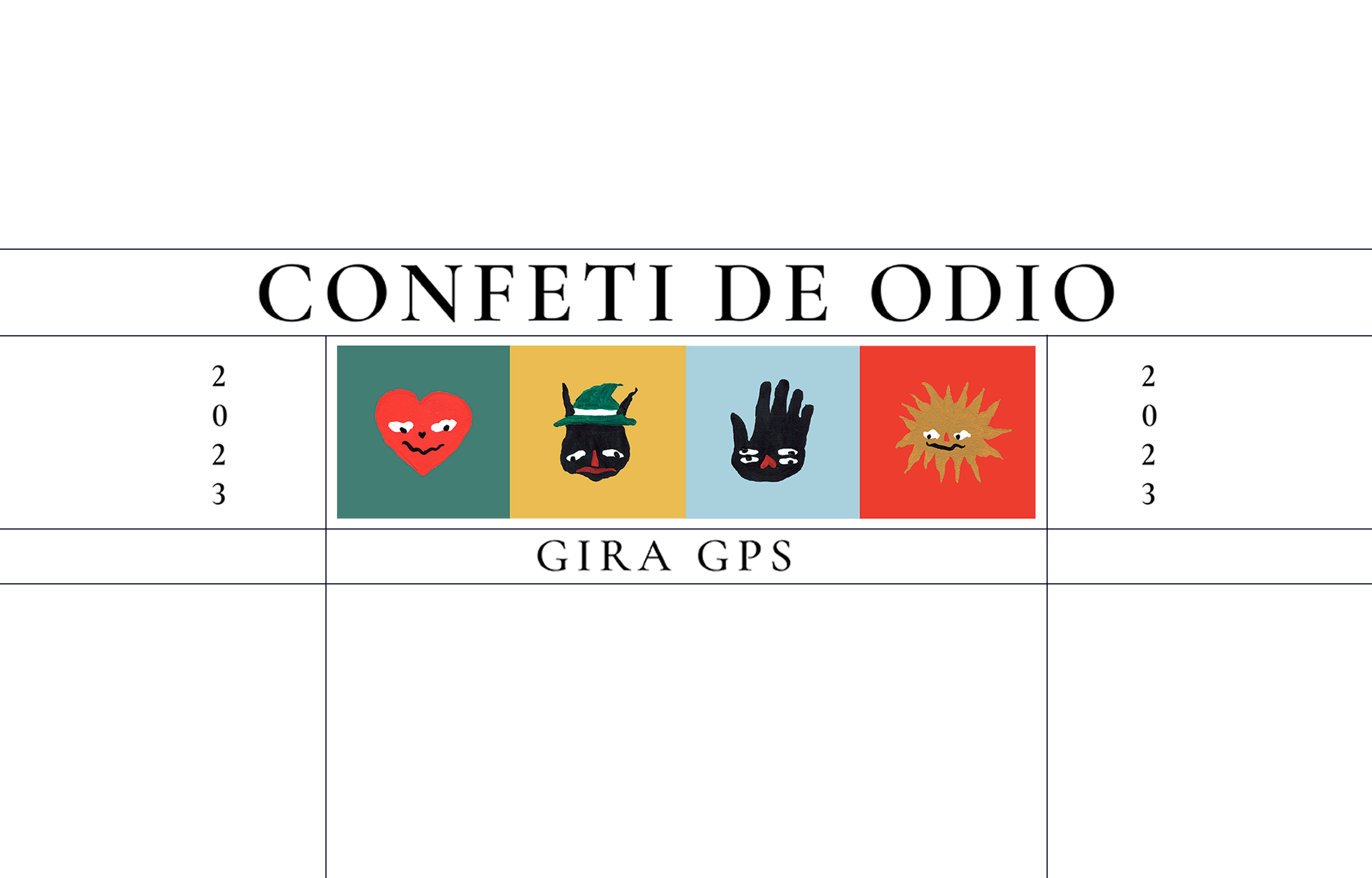 Fotografía promocional de GPS13 Confeti de Odio en Valladolid