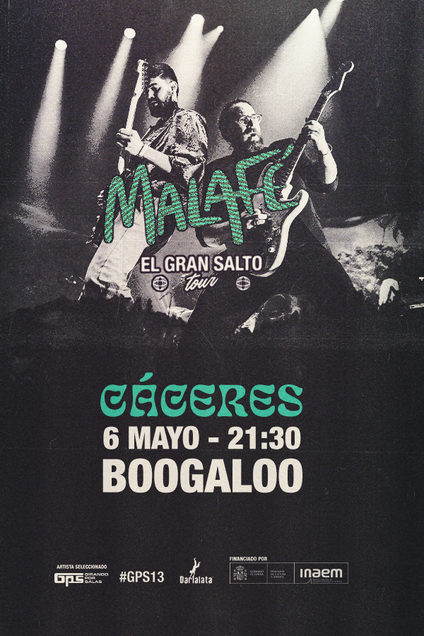 Fotografía promocional de GPS13: Malafé - El Gran Salto Tour - Cáceres