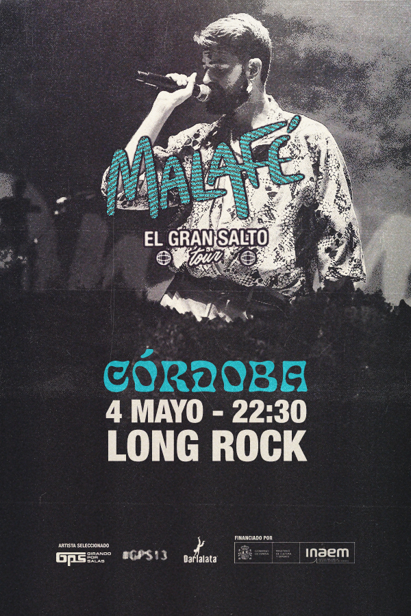 Fotografía promocional de GPS13: Malafé - El Gran Salto Tour - Córdoba