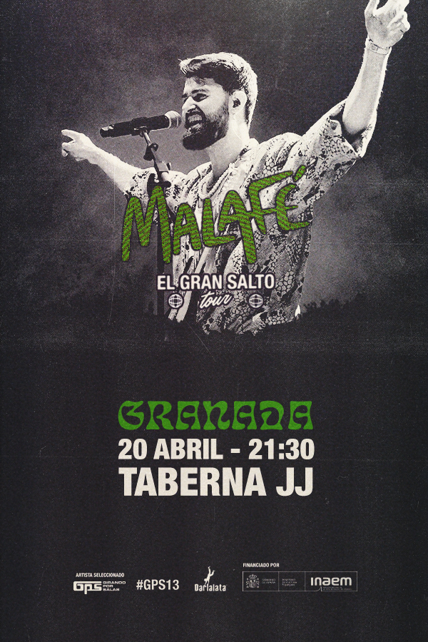 Fotografía promocional de GPS13: Malafé - El Gran Salto Tour - Granada