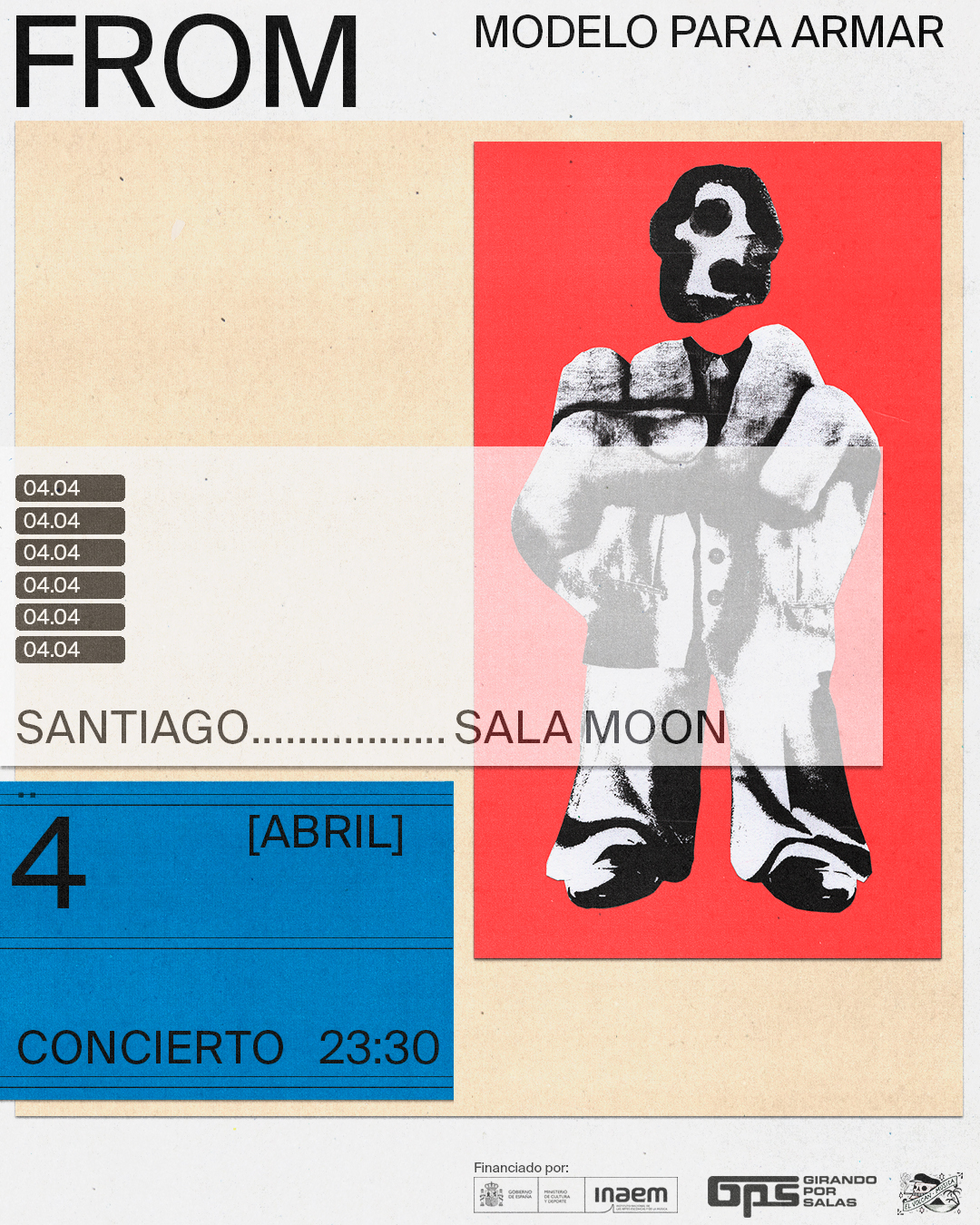 Fotografía promocional de GPS14: from en concierto en Santiago de Compostela