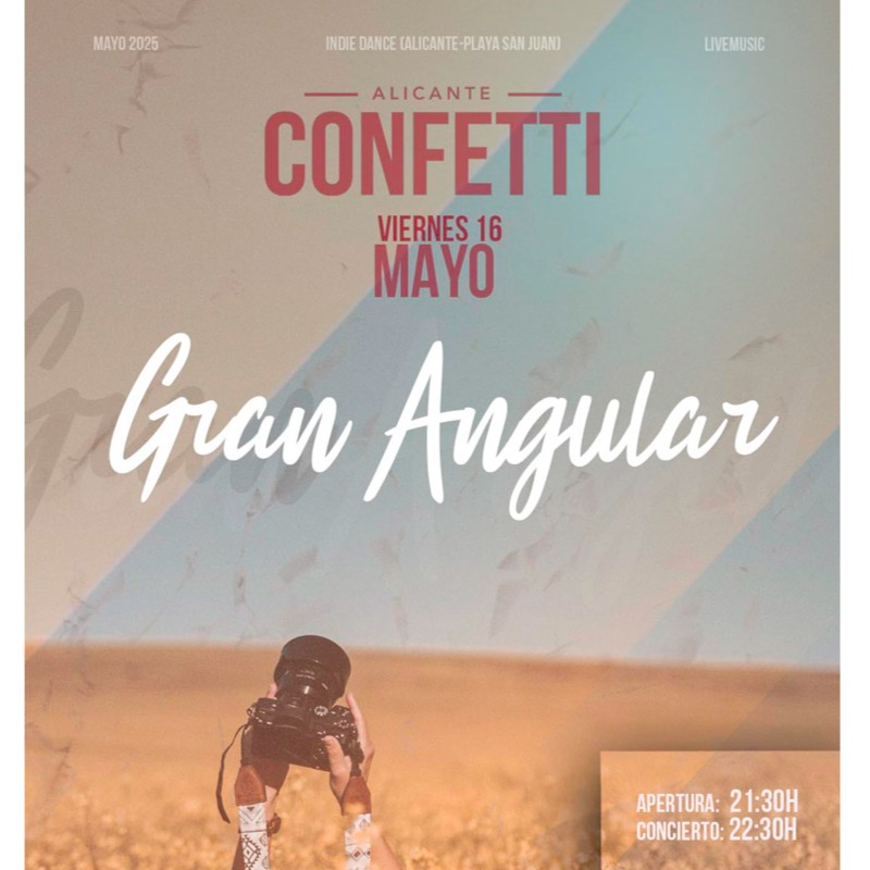 Fotografía promocional de GRAN ANGULAR
