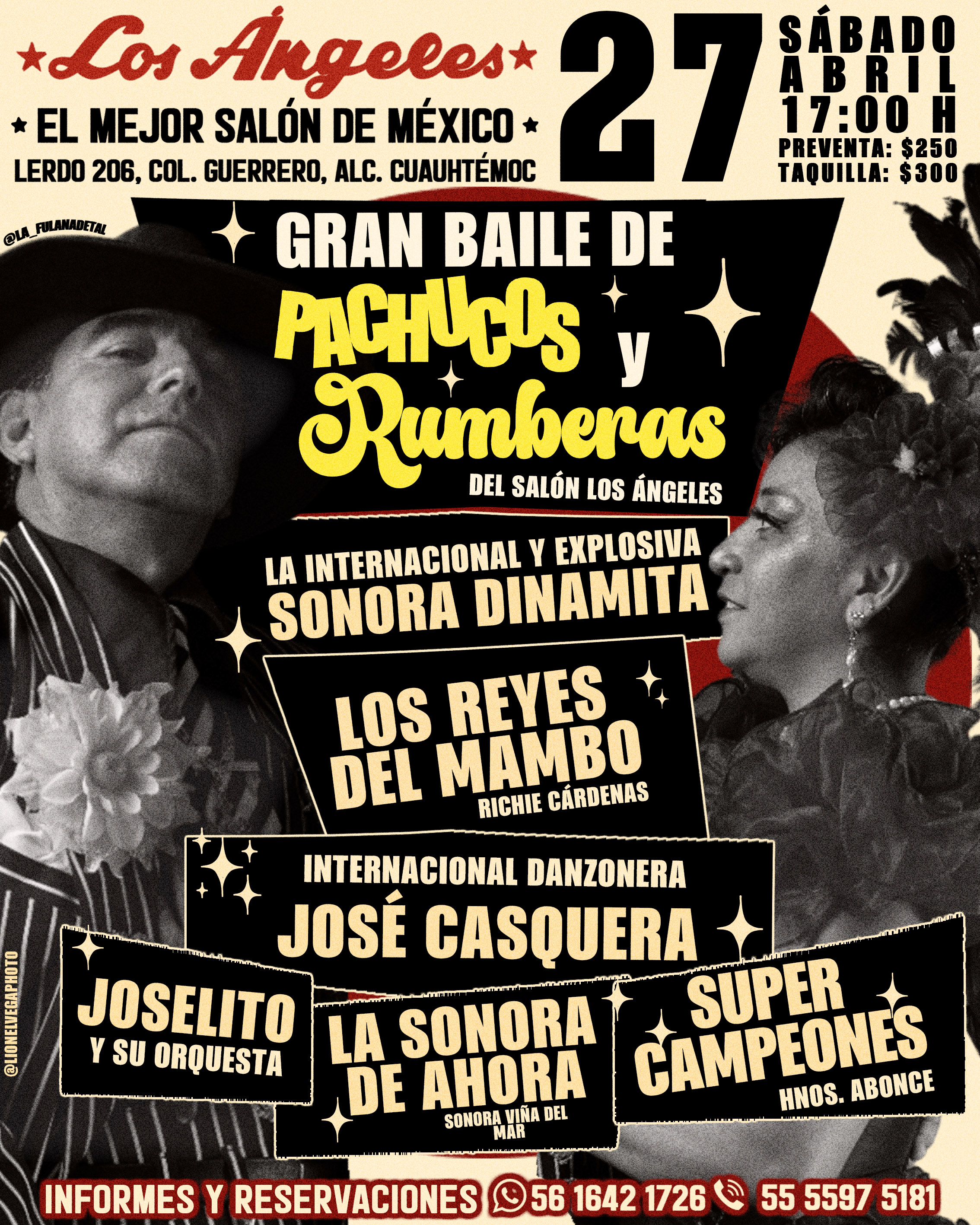 Fotografía promocional de GRAN BAILE DE PACHUCOS Y RUMBERAS