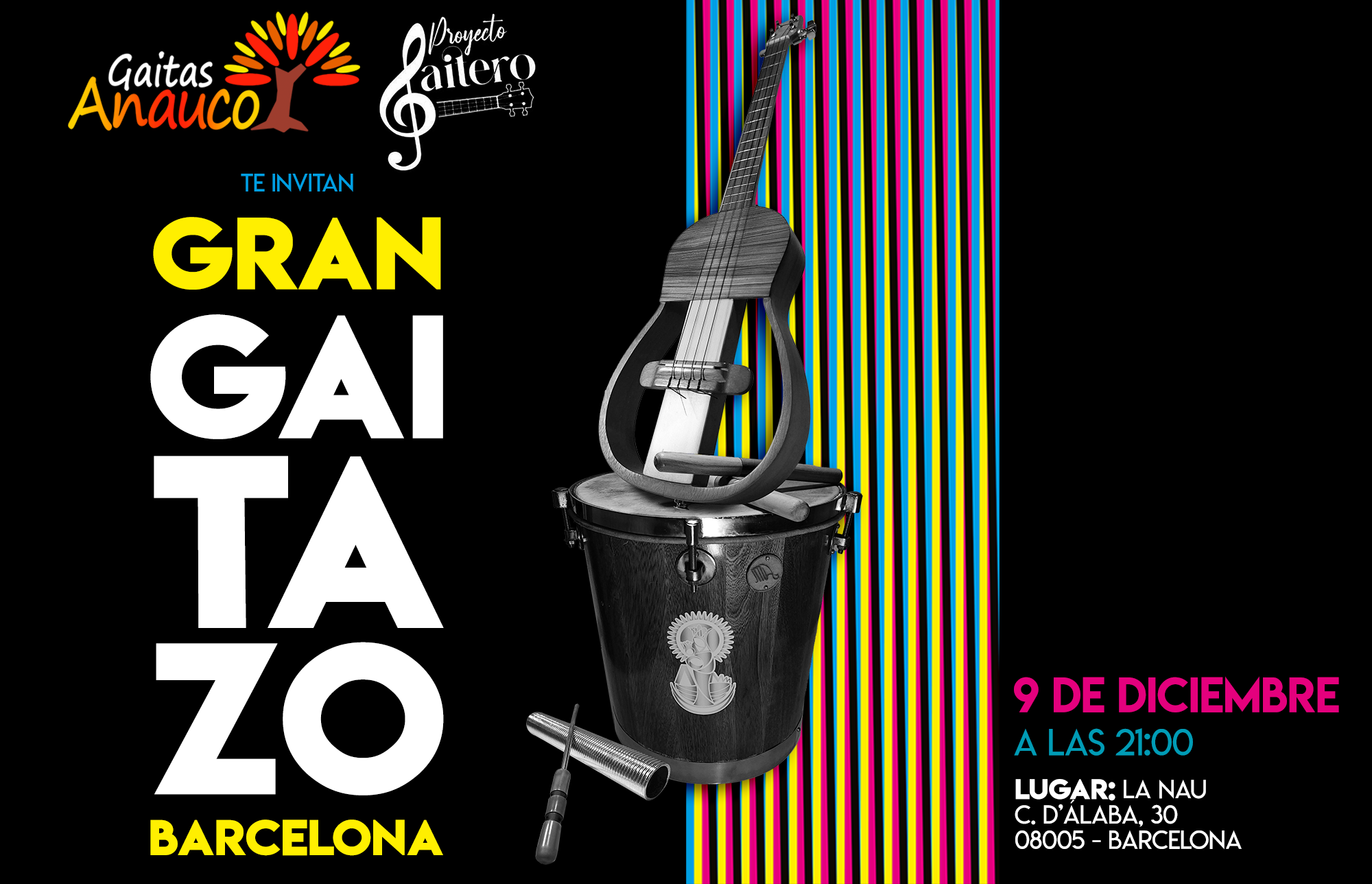 Fotografía promocional de Gran Gaitazo - Gaitas Anauco