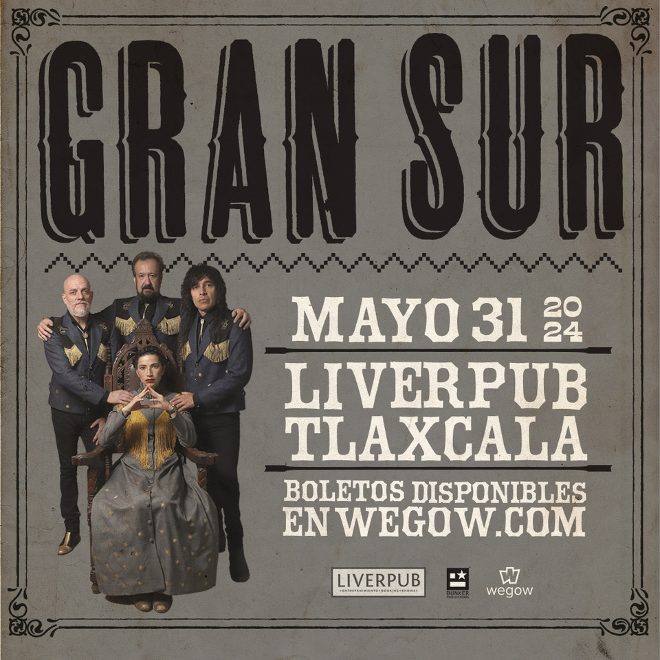 Fotografía promocional de Gran Sur en LiverPub