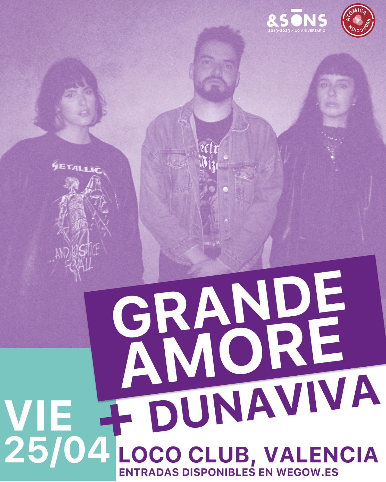 Promofoto von Grande Amore en Valencia.
