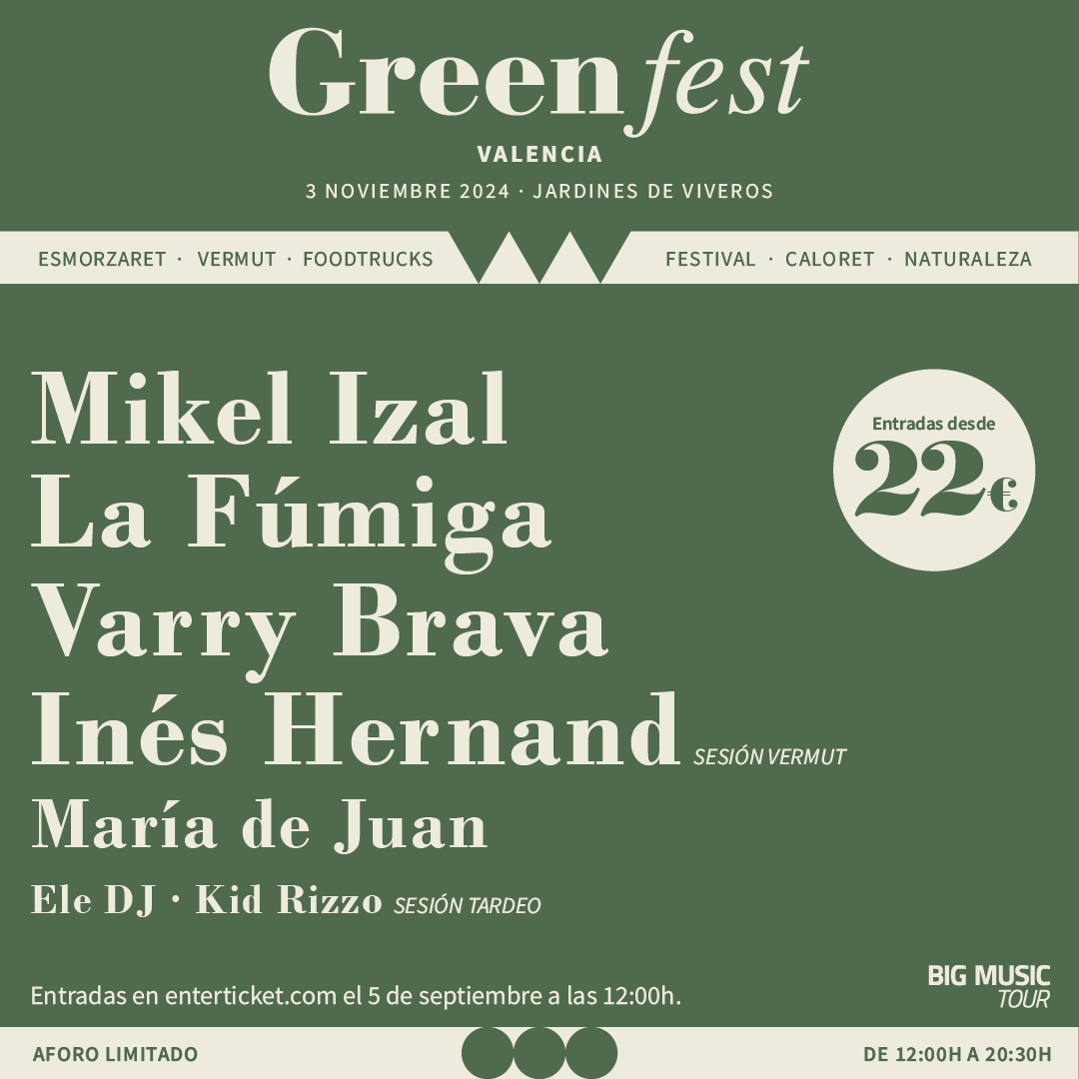 Fotografía promocional de Green Fest 2024