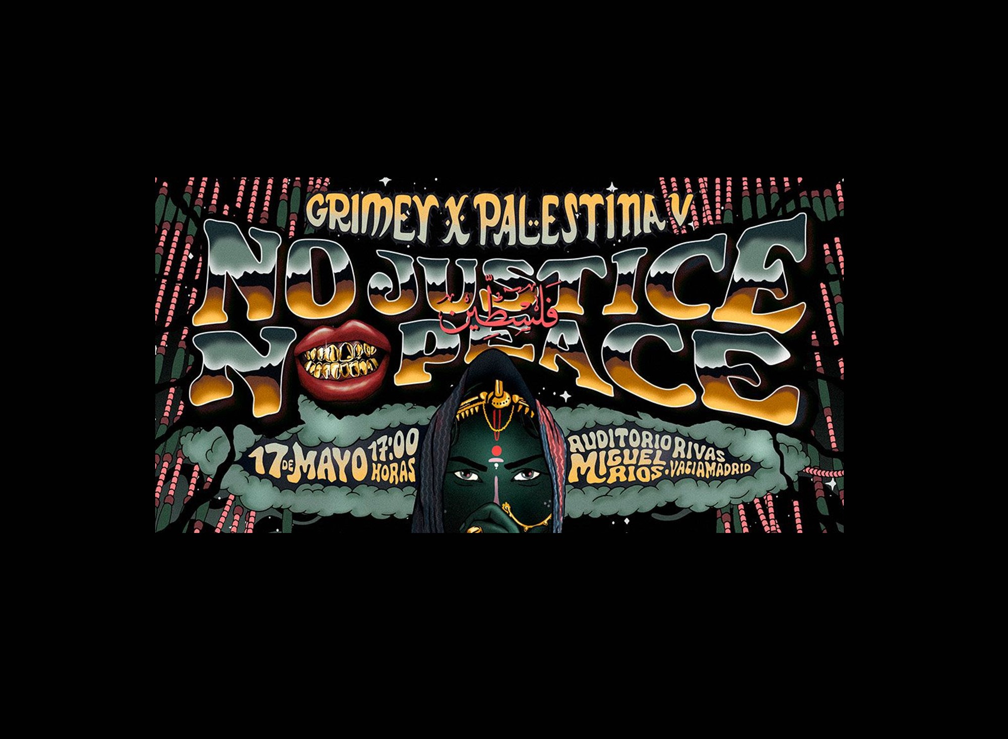 Fotografía promocional de Grimey x Palestina 2024