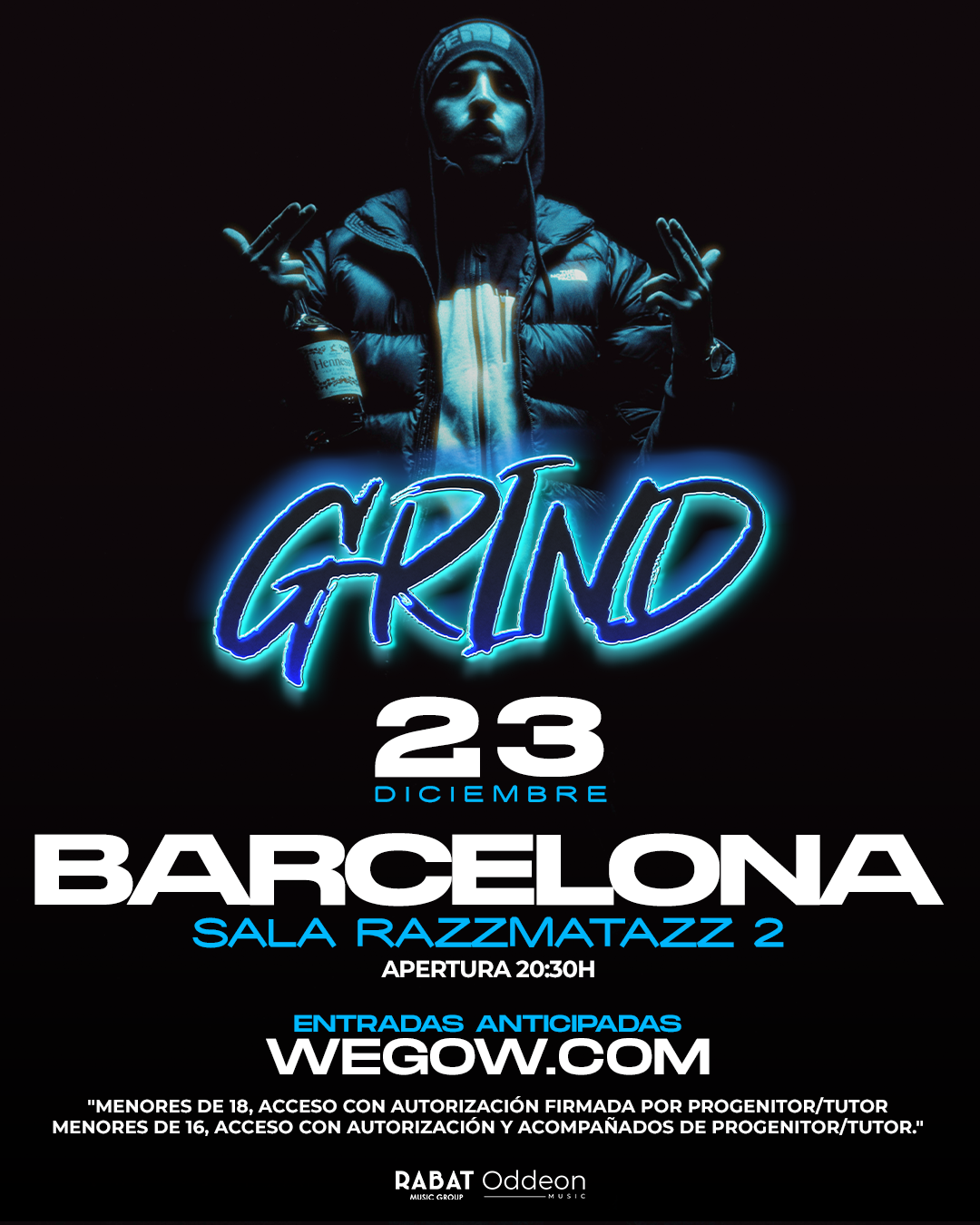 Fotografía promocional de Grind en Barcelona