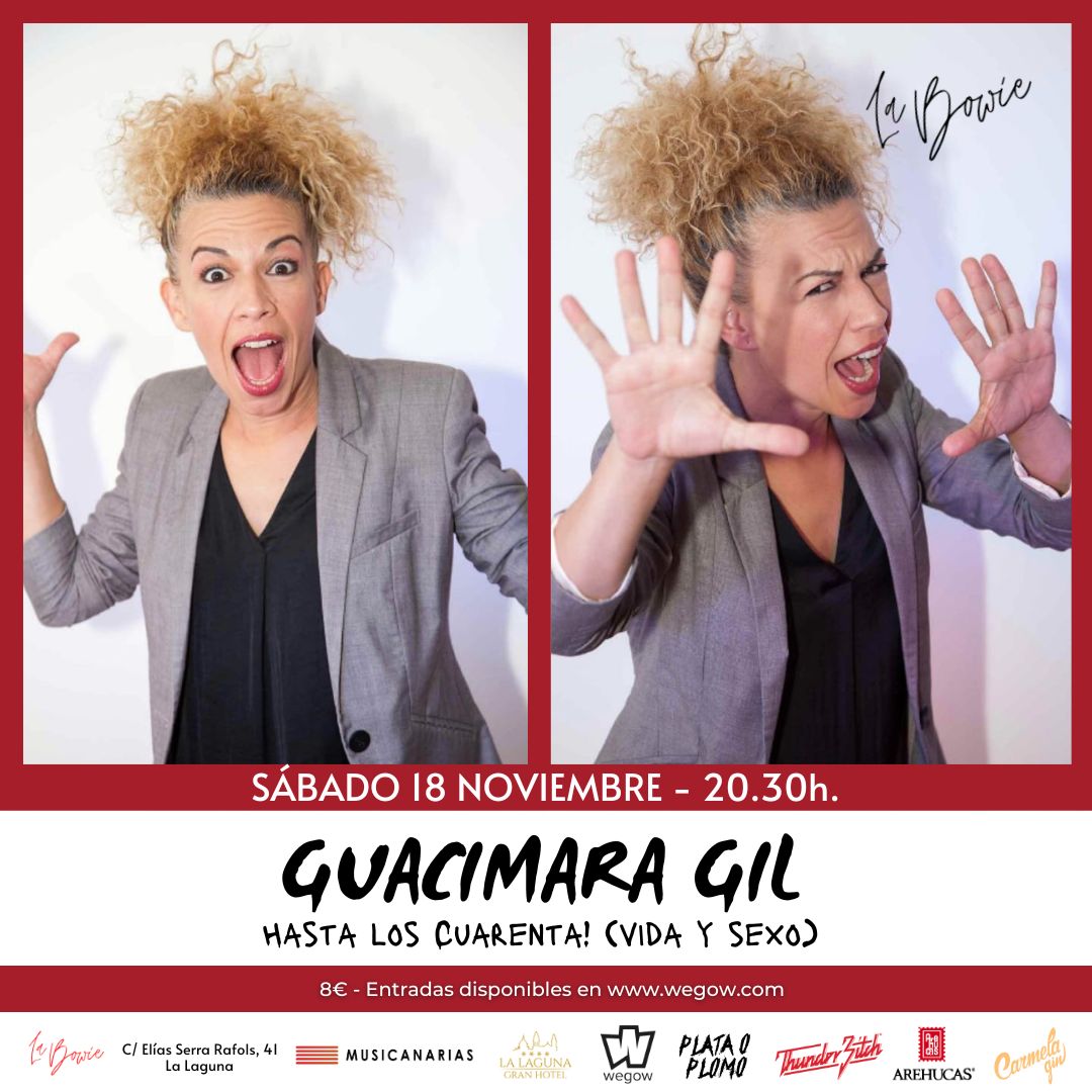 Fotografía promocional de Guacimara Gil en La Bowie