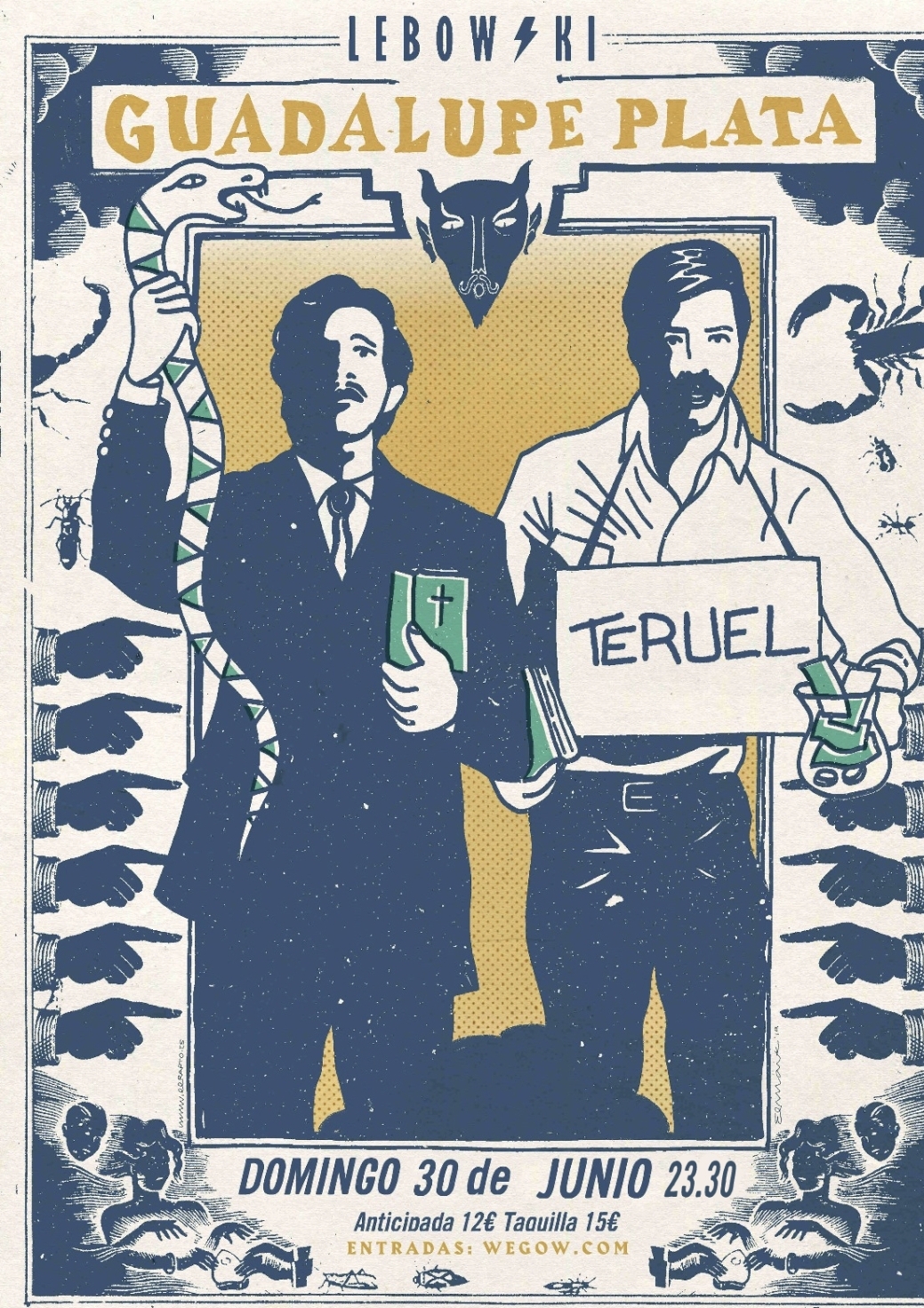 Fotografía promocional de Guadalupe Plata en Teruel (Lebowski)