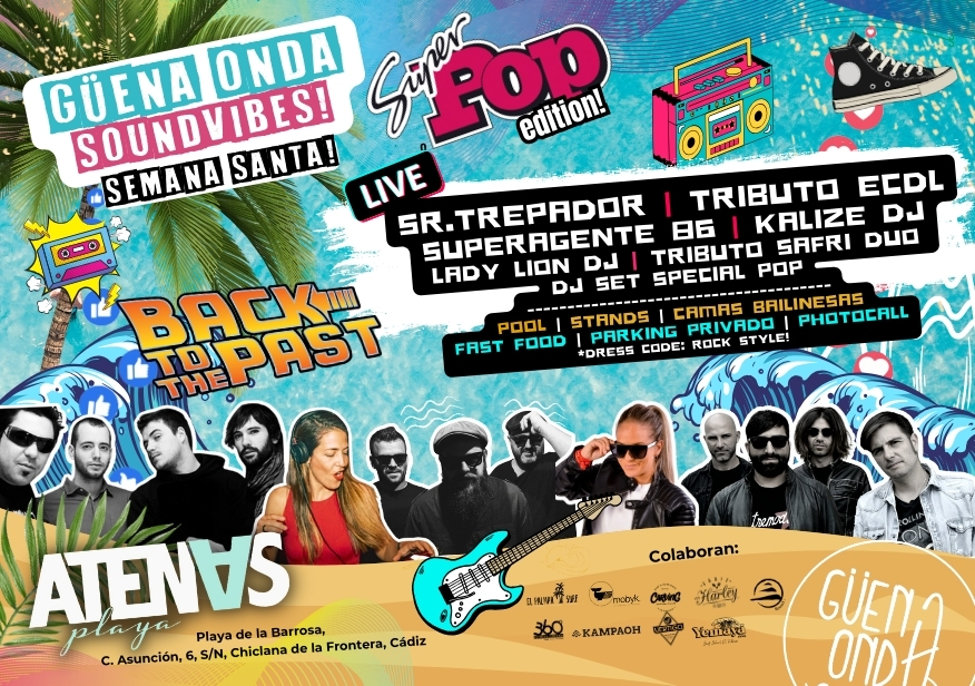 Promofoto von Güena Onda Super POP Edition! en Atenas Beach Club.