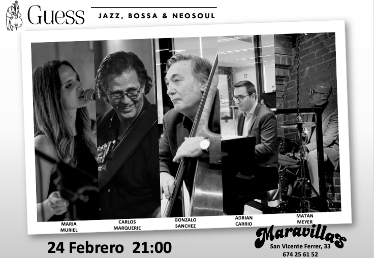 Fotografía promocional de Guess Jazz Band en Maravillas Club