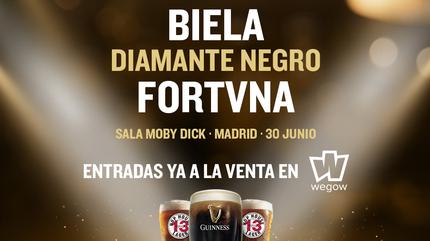 Guinness Sessions Presenta: Concierto de Biela + Diamante Negro + Fortvna en Madrid