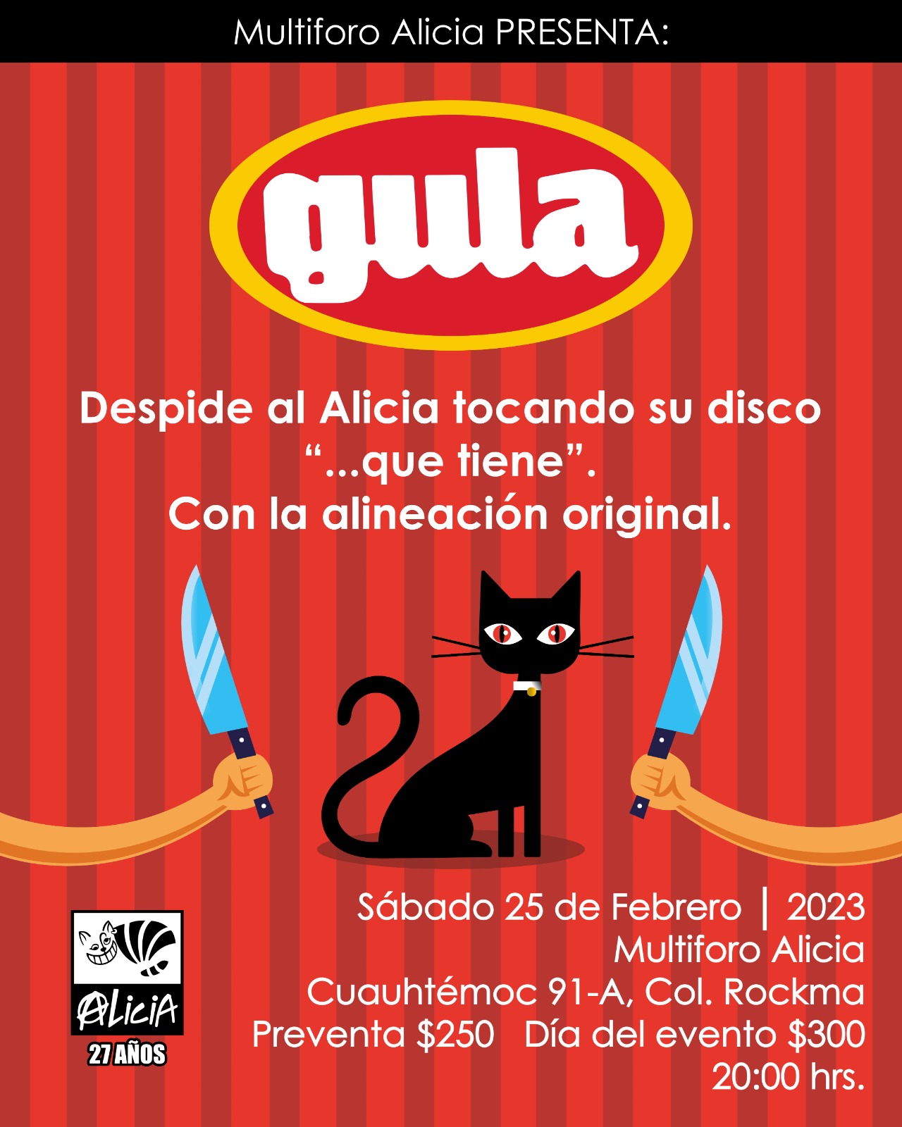 Fotografía promocional de Gula en el Alicia